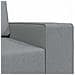 Divano Letto da Pavimento 2-in-1 Grigio Chiaro 245x150x60.5 cm Tessuto - Foto miniatura 8