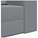 Divano Letto da Pavimento 2-in-1 Grigio Chiaro 245x150x60.5 cm Tessuto - Foto miniatura 9