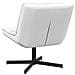 Sedia Girevole Bianco Tessuto poliestere, Struttura in metallo - Foto miniatura 6