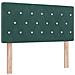 Letto Box Spring con Materasso Verde Scuro Piccolo Doppio Velluto - Foto miniatura 7