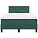 Letto Box Spring con Materasso Verde Scuro Piccolo Doppio Velluto - Foto miniatura 8
