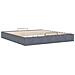 Struttura Letto Pouf senza Materasso 200x200 cm in Velluto - Foto miniatura 9