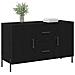 Sideboard  Nero Rovere 100x36x60 cm Legno ingegnerizzato - Foto miniatura 3
