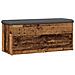 Panca Portaoggetti Legno Antico 102x42x45 cm Legno Multistrato - Foto miniatura 1