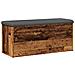Panca Portaoggetti Legno Antico 102x42x45 cm Legno Multistrato - Foto miniatura 5