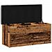 Panca Portaoggetti Legno Antico 102x42x45 cm Legno Multistrato - Foto miniatura 6