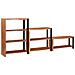Libreria 3 pcs Marrone 80 x 30 x 110 cm - Foto miniatura 1