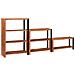 Libreria 3 pcs Marrone 80 x 30 x 110 cm - Foto miniatura 2