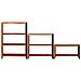 Libreria 3 pcs Marrone 80 x 30 x 110 cm - Foto miniatura 4