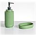 Set Da 5 Accessori Per Il Bagno Huarmey Verde - Foto miniatura 3