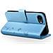 Custodia A Portafoglio Per Iphone 16e Premium Design Fiori Farfalla, Blu Chiaro - Foto miniatura 5