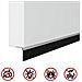 Spazzole per porte autoadesive 6 pcs Argento 100 cm - Foto miniatura 9