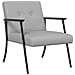 poltrona Grigio Nuvola 59 x 75 x 78 cm Tessuto - Foto miniatura 1
