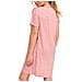 Jjbfh0211 Camicia Da Notte A Maniche Corte Da Donna - Foto miniatura 2