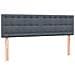 Giroletto a Molle con Materasso Grigio Scuro 140x220 cm Velluto - Foto miniatura 7