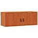 Armadietto a muro 2 pcs Marrone cerato 80 x 30 x 30 cm - Foto miniatura 1