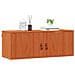 Armadietto a muro 2 pcs Marrone cerato 80 x 30 x 30 cm - Foto miniatura 4