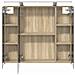Mobiletto per specchio da bagno Rovere Sonoma 80 x 14.5 x 70 cm - Foto miniatura 7