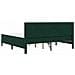 Struttura letto con materasso Verde Scuro 180 x 200 cm Velluto - Foto miniatura 8