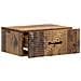 Mobiletto da notte a muro 2 pcs Legno antico 49 x 34,5 x 20 cm - Foto miniatura 4