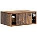 Mobiletto da notte a muro 2 pcs Legno antico 49 x 34,5 x 20 cm - Foto miniatura 7