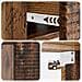 Mobiletto da notte a muro 2 pcs Legno antico 49 x 34,5 x 20 cm - Foto miniatura 8