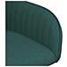 Sedie da pranzo 6 pcs Tessuto Verde Scuro 56,5 x 50 x 87,5 cm - Foto miniatura 6