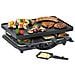 Raclette Piastre in Alluminio e Griglia RC 28 per 8 Persone Potenza 1400 W Colore Nero  - Foto miniatura 2