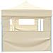 Tenda Pieghevole Pop-Up con 5 Pareti Laterali 3x9 m Crema - Foto miniatura 10