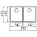 Lgq34051bsc Quadra 340 Sottotop Lavello - Foto miniatura 2