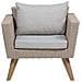 Set Da Giardino In Rattan Marrone / grigio Vittoria Xl - Foto miniatura 17