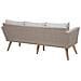 Set Da Giardino In Rattan Marrone / grigio Vittoria Xl - Foto miniatura 19