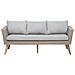 Set Da Giardino In Rattan Marrone / grigio Vittoria Xl - Foto miniatura 15