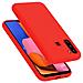 Custodia Compatibile Con Samsung Galaxy A21 In Liquid Rosso - Coperchio Protettivo In Silicone Tpu Flessibile - Foto miniatura 4