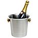 Secchiello Per Spumante E Champagne Acciaio Inossidabile 18/8 Opaco Con Manici Color Oro 5.0 Litri - Foto miniatura 3