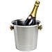 Secchiello Per Spumante E Champagne Acciaio Inossidabile 18/8 Opaco Con Manici Color Oro 5.0 Litri - Foto miniatura 2