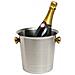 Secchiello Per Spumante E Champagne Acciaio Inossidabile 18/8 Opaco Con Manici Color Oro 5.0 Litri - Foto miniatura 1