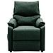 Poltrona Massaggiante Elettrica Verde Scuro in Tessuto - Foto miniatura 3
