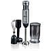 Frullatore ad Immersione 0898/11 4 Blades Multiprep 7in1 con Potenza 1000 W Colore Nero/Acciaio Inossidabile - Foto miniatura 2