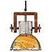 Lampada Sospesa Industriale 25 W Multicolore Rotonda 19 Cm E27 - Foto miniatura 2