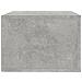 Comodino A Muro Grigio Cemento 50x36x25 Cm - Foto miniatura 8
