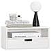 Comodino Con Cassetti Tavolo Telefono Bianco Mensoa Da Muro 45x25x55 Cm Nkd03-w - Foto miniatura 1
