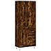 Credenza Rovere Fumo 69,5x34x180 Cm In Legno Multistrato - Foto miniatura 2