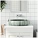 Lavabo Da Appoggio Verde Ovale 59x40x15 Cm Ceramica - Foto miniatura 1