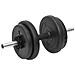 Set Bilanciere Curl E Manubri Con Dischi 60 Kg - Foto miniatura 8