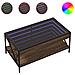 Tavolino Da Salotto Con Led Infinity Rovere Marrone 90x50x38 Cm - Foto miniatura 2