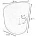 Applique A Parete Con Disegno Tazza Del CaffÈ Lampada Attacco G9 Nero - Foto miniatura 7