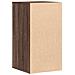 Cassettiera Angolo Rovere Marrone 40x41x76cm Legno Multistrato - Foto miniatura 2