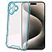 Apple Iphone 16 Plus Cover Glow In Tpu Trasparente /azzurro - Foto miniatura 1