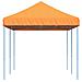 Tenda da Festa Pieghevole Pop-Up Arancione 580x292x315 cm - Foto miniatura 4